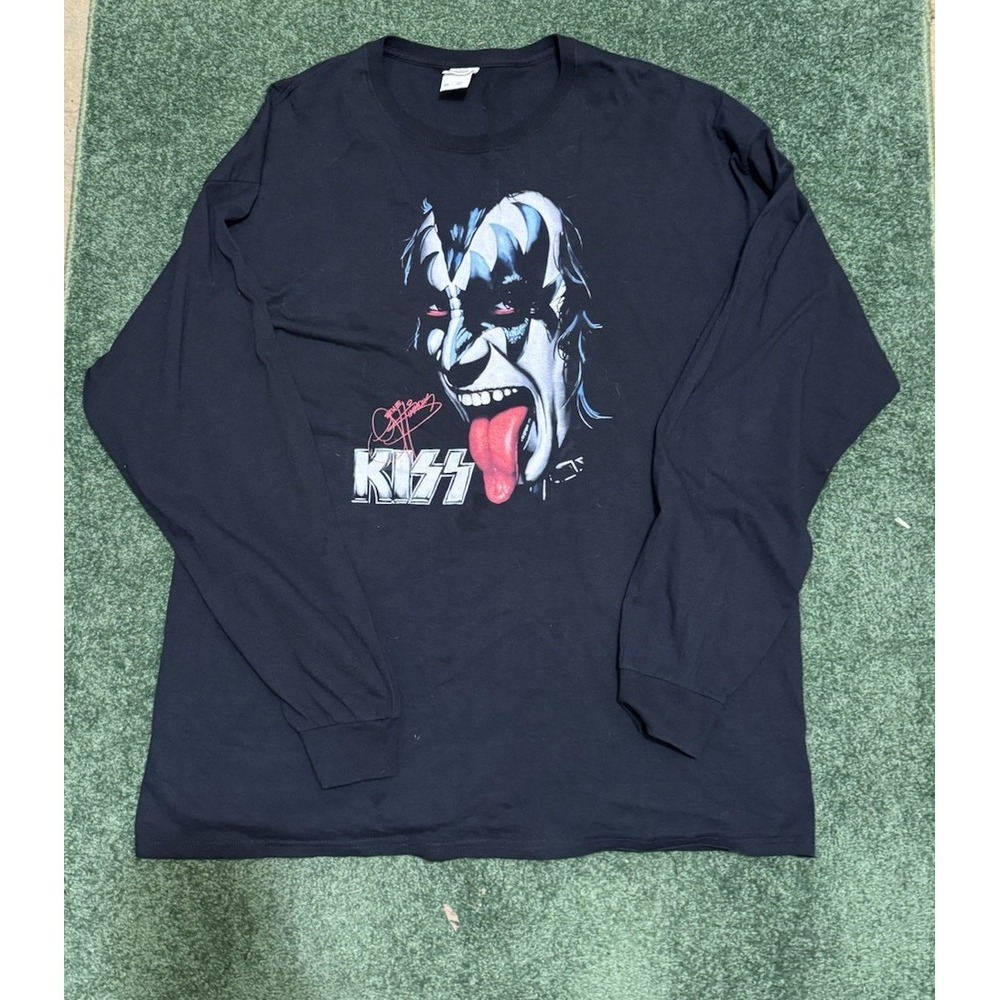 KISS Gene Simmons LONG SLEEVE MENS SHIRT SIZE 2XL